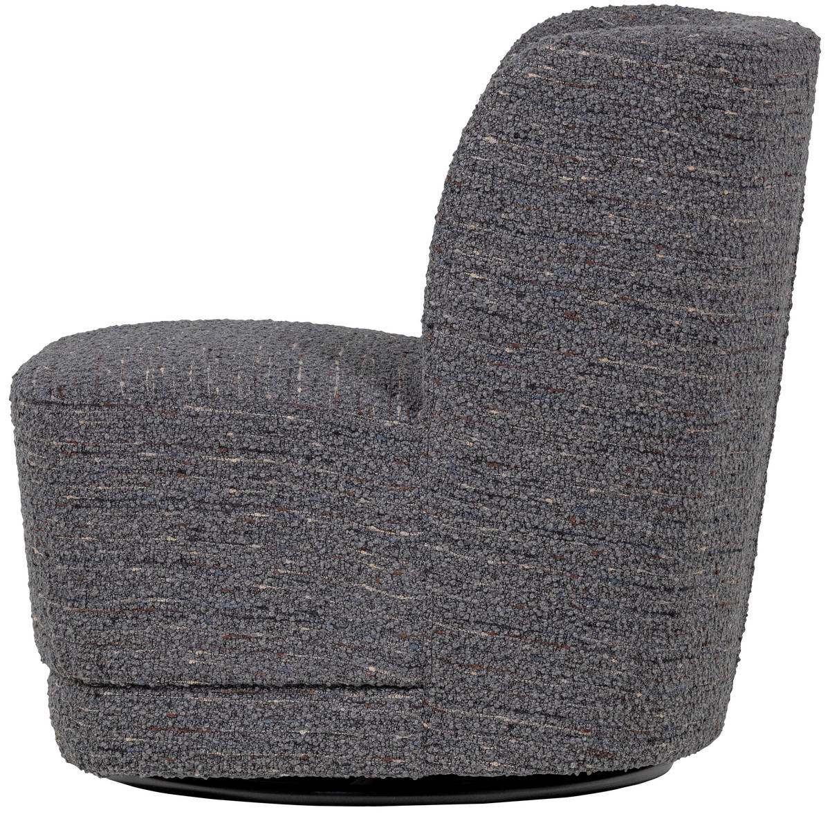 SESSEL in Webstoff Grau  - Schwarz/Grau, MODERN, Textil/Metall (74/75/65cm) - Livetastic