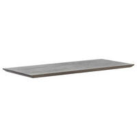 TISCHPLATTE Eiche massiv Grau, Eichefarben  - Eichefarben/Grau, Design, Holz (200/100/6cm) - Waldwelt
