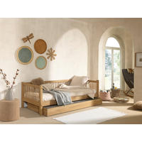 AUSZIEHBETT 90/200 cm  in Naturfarben  - Naturfarben, MODERN, Holz (90/200cm) - MID.YOU