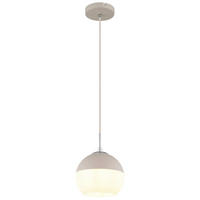 ZÁVĚSNÉ SVÍTIDLO, 20/120 cm  - bílá/opál, Design, kov/textil (20/120cm) - Globo