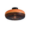 DECKENLEUCHTE GOOD&MOJO 40/40/17 cm   - Schwarz/Naturfarben, Trend, Holz (40/40/17cm) - Good & Mojo