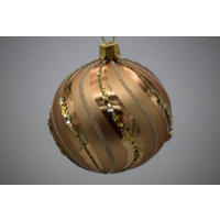 CHRISTBAUMKUGEL 7 cm  - Dunkelrot, Basics, Glas/Metall (7cm) - X-Mas