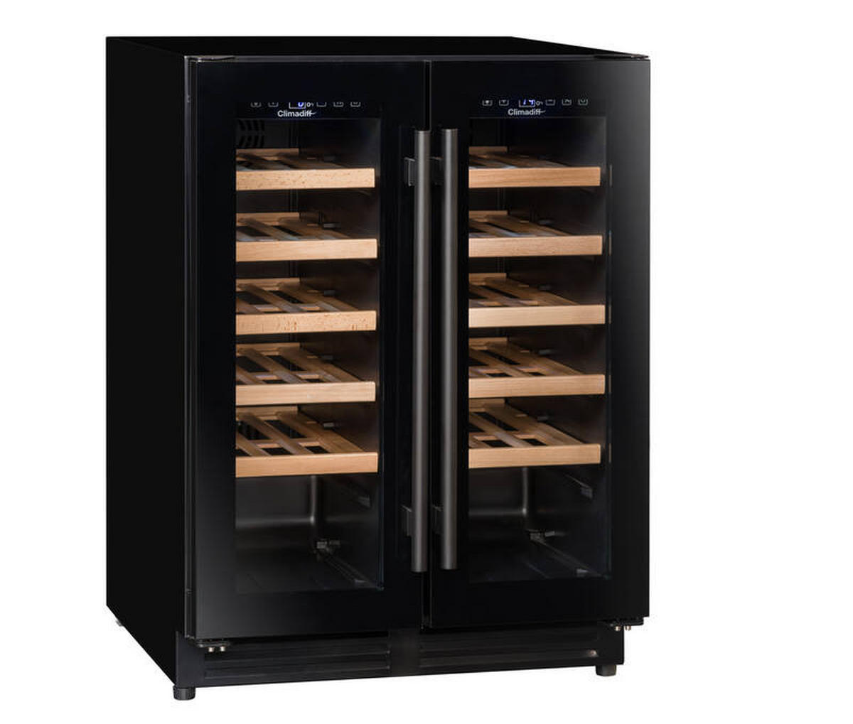 WEINKÜHLSCHRANK CBU40D1B  - Basics, Glas/Holz (59,5/82,0/57,5cm)