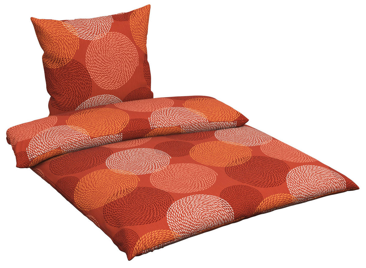 BETTWÄSCHE Fleece, Biber 135/200 cm  - Terracotta, Textil (135/200cm) - Novel