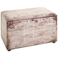 TRUHENBANK in Textil, Holzwerkstoff 65/42/40 cm  - Multicolor/Schwarz, MODERN, Holzwerkstoff/Textil (65/42/40cm)