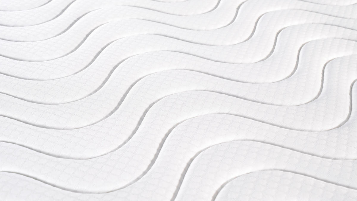 TAŠTIČKOVÁ MATRACE, 90/200 cm - bílá, Basics, textil (90/200cm) - MID.YOU