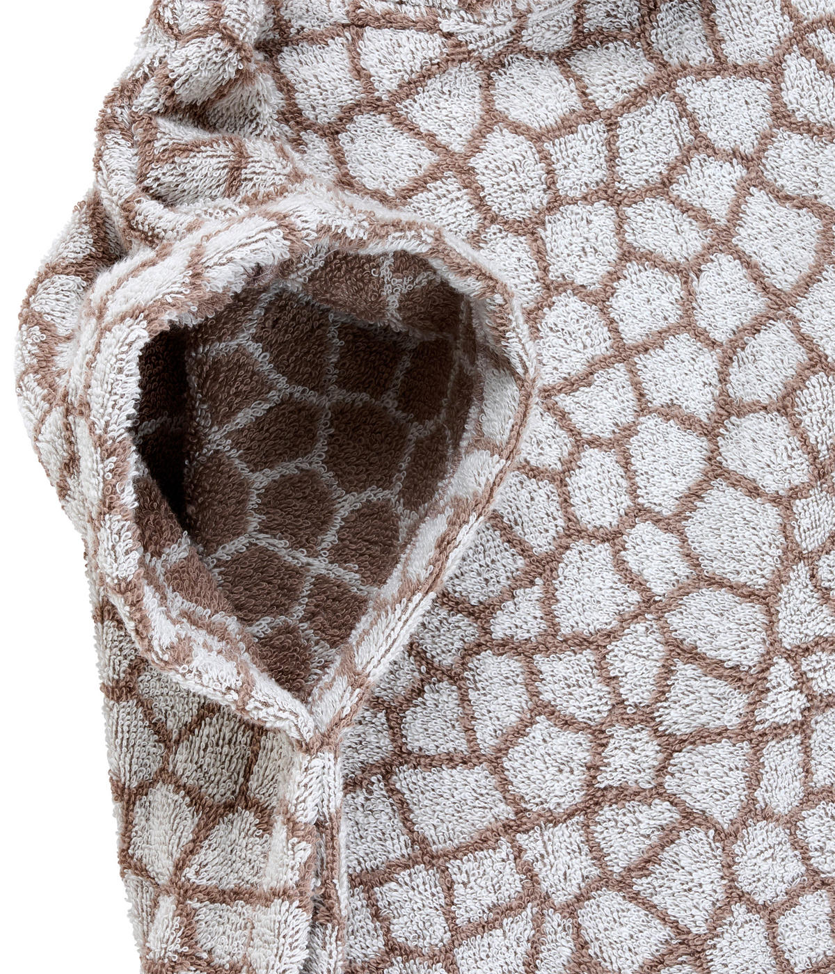 PONČO - hnědá, Trend, textil - Patinio