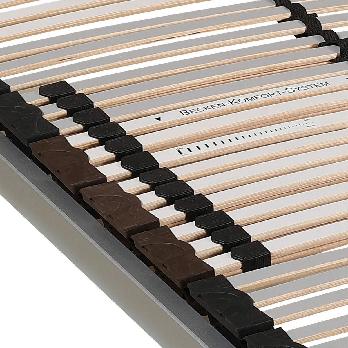 LATTENROST 120/200 cm  - Beige/Braun, Basics, Holz/Kunststoff (120/200cm) - Visionight