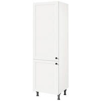 GESCHIRRSCHRANK Cascada 60/216,6/58 cm Weiß  - Schwarz/Weiß, MODERN, Holzwerkstoff/Metall (60/216,6/58cm) - Nobilia