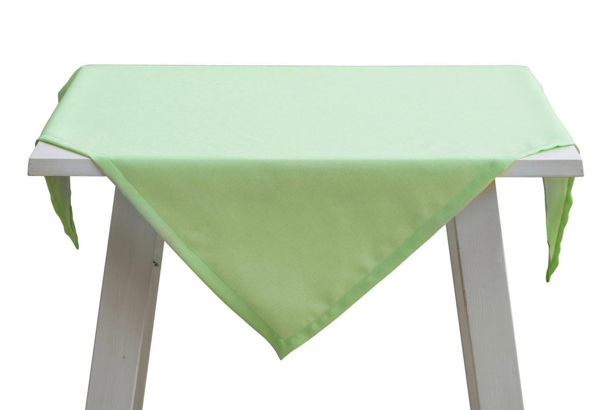 TISCHDECKE 85/85 cm  - Limette, Basics, Textil (85/85cm)