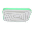 LED-DECKENLEUCHTE 53/53/5,5 cm   - Weiß, Design, Kunststoff/Metall (53/53/5,5cm) - Novel