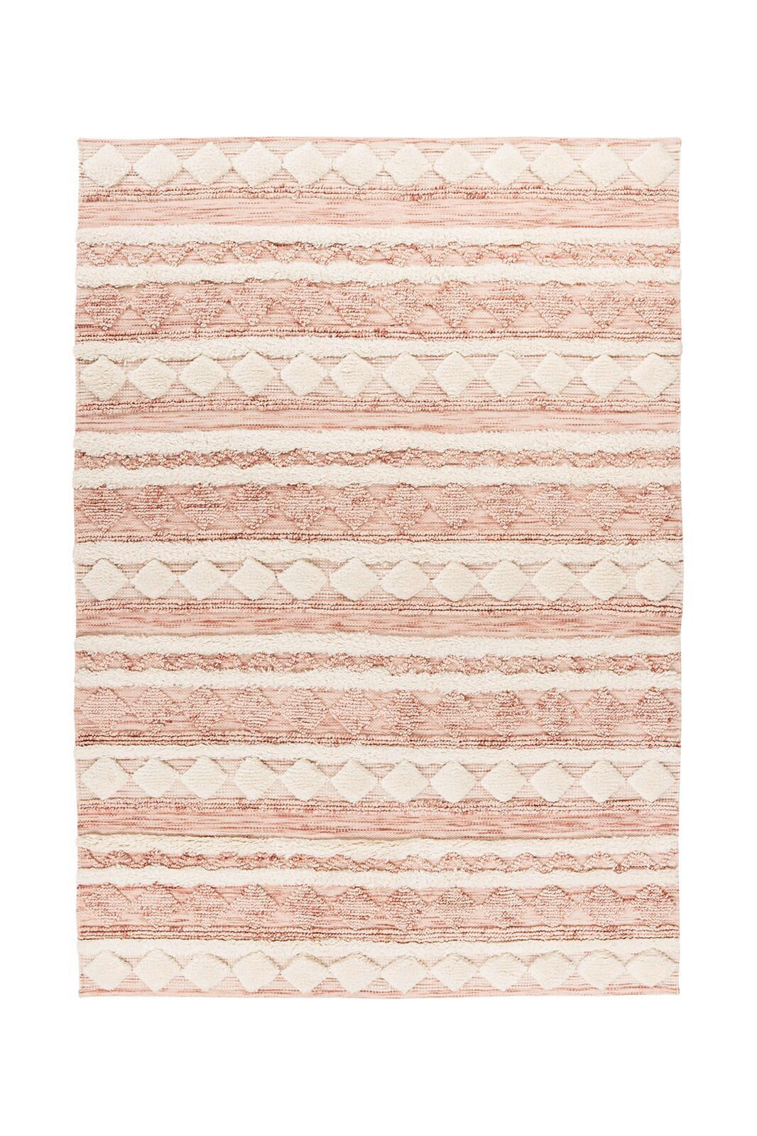 TEPPICH 120/180 cm Bohist 225 Rosa / Creme Rosa  - Rosa, KONVENTIONELL, Textil (120/180cm)