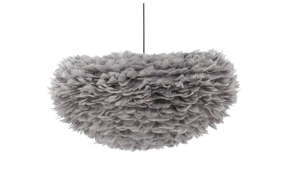 HÄNGLAMPA 75/36/75 cm  - grå, Basics, plast (75/36/75cm) - P & B