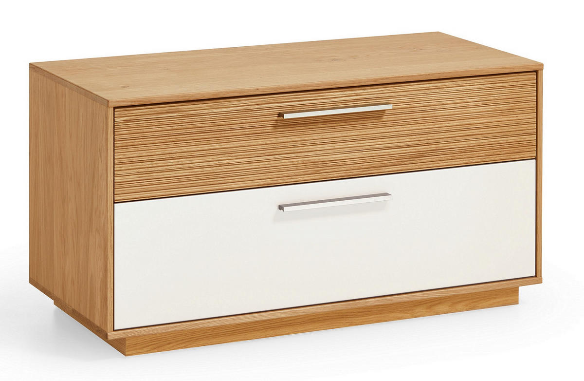 GARDEROBE 6-teilig  in 250/195/40 cm  - Eichefarben/Anthrazit, Design, Glas/Holz (250/195/40cm)