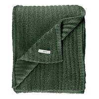 PLAID E-Cuddle 130/170 cm  - Dunkelgrün/Grün, Basics, Textil (130/170cm) - Esprit