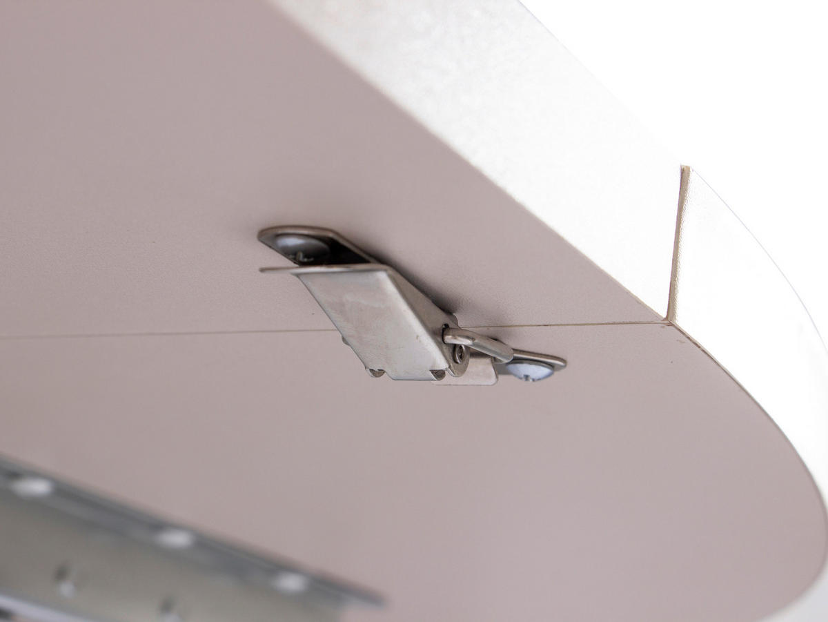 ESSTISCH 110/150/110/76 cm Nachbildung  Metall, Holzwerkstoff ausziehbar oval Kaschmir  - Kaschmir, MODERN, Holzwerkstoff/Metall (110/150/110/76cm) - Livetastic