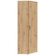 ECKSCHRANK 101/195/79 cm  - Schwarz/Eiche Artisan, MODERN, Holzwerkstoff/Kunststoff (101/195/79cm) - Carryhome