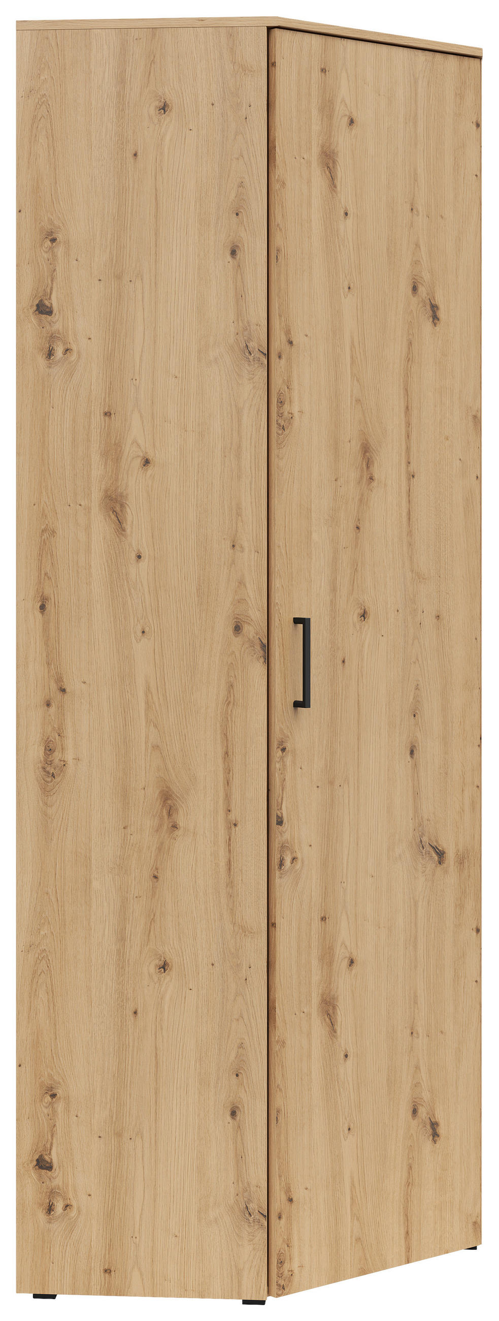 ECKSCHRANK 71,5/195/71,5 cm  - Schwarz/Eiche Artisan, MODERN, Holzwerkstoff/Kunststoff (71,5/195/71,5cm)