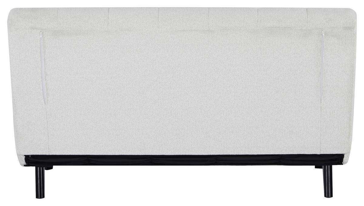 SCHLAFSOFA Webstoff Weiß  - Schwarz/Weiß, Design, Holz/Textil (143/82/88cm) - Carryhome