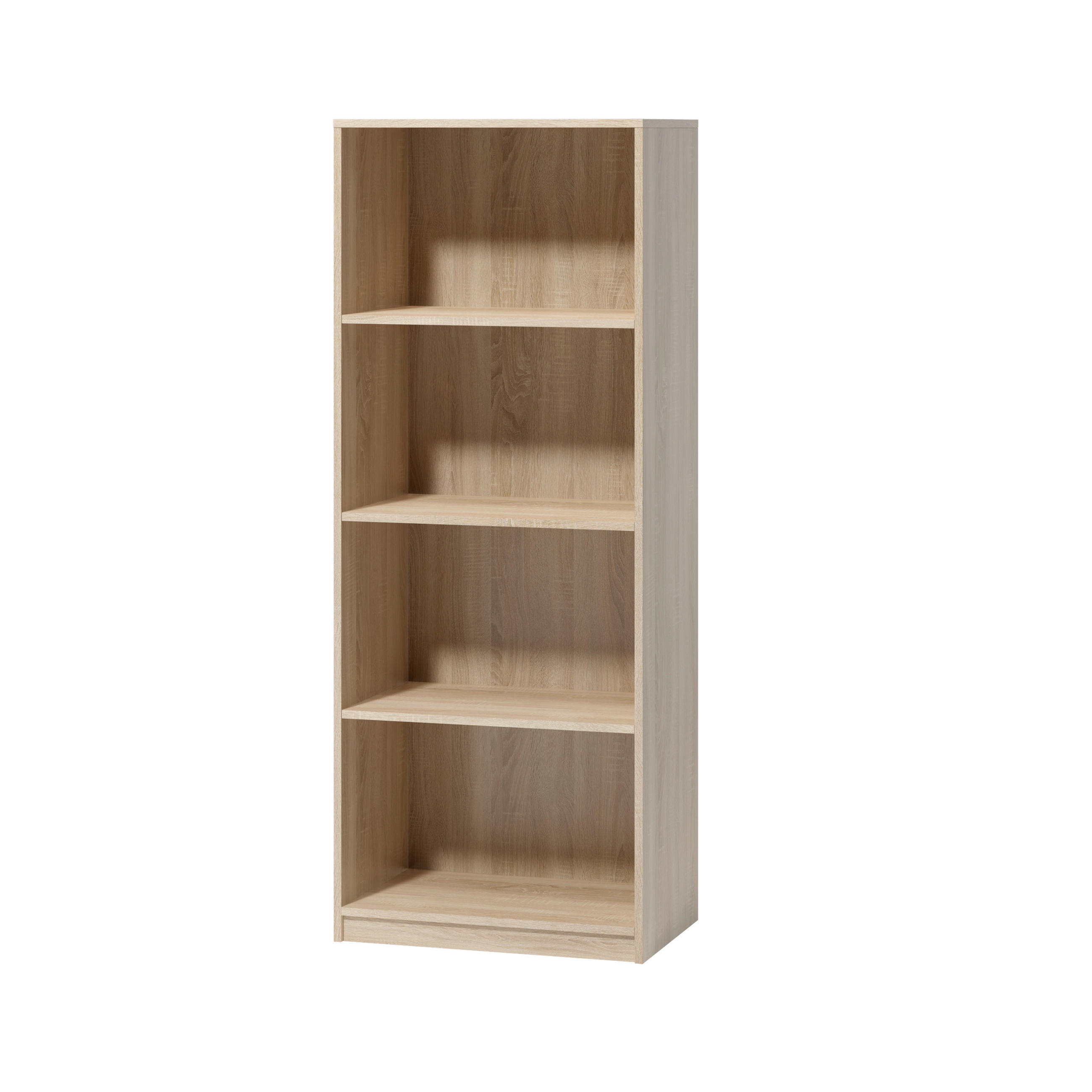 REGÁL, dub sonoma, dub, 60/153/37.6 cm - dub sonoma, Basics, drevo (60/153/37.6cm) - Carryhome