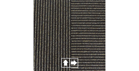 TEPPICHFLIESE - Braun, Basics, Kunststoff/Textil (50/50cm) - Esposa