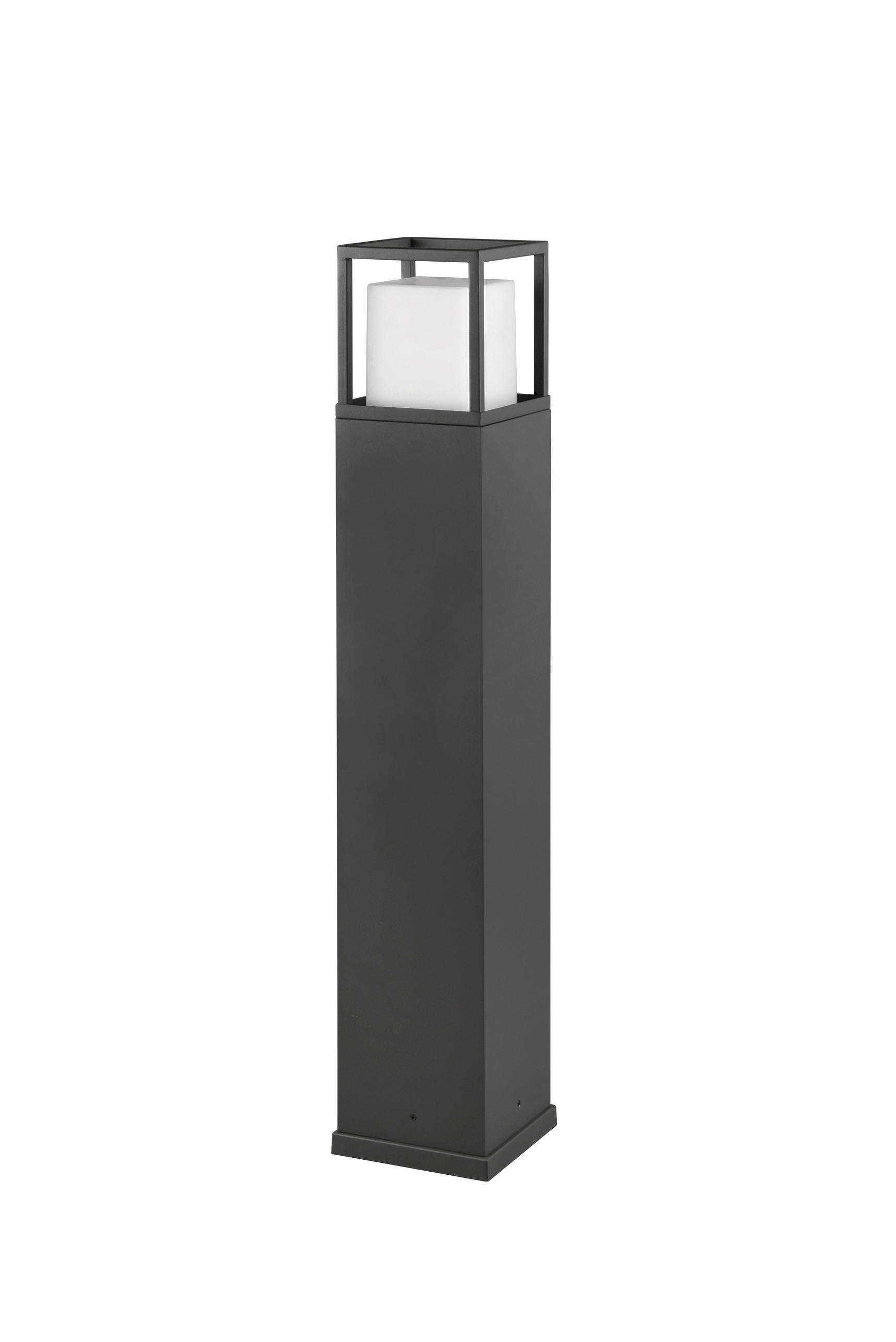 WEGELEUCHTE - Weiss/Anthrazit, Design, Kunststoff/Metall (15/15/80cm) - Trio Leuchten
