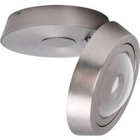 LED-DECKENLEUCHTE 16/15,5/7,8 cm   - Nickelfarben, Design, Metall (16/15,5/7,8cm)
