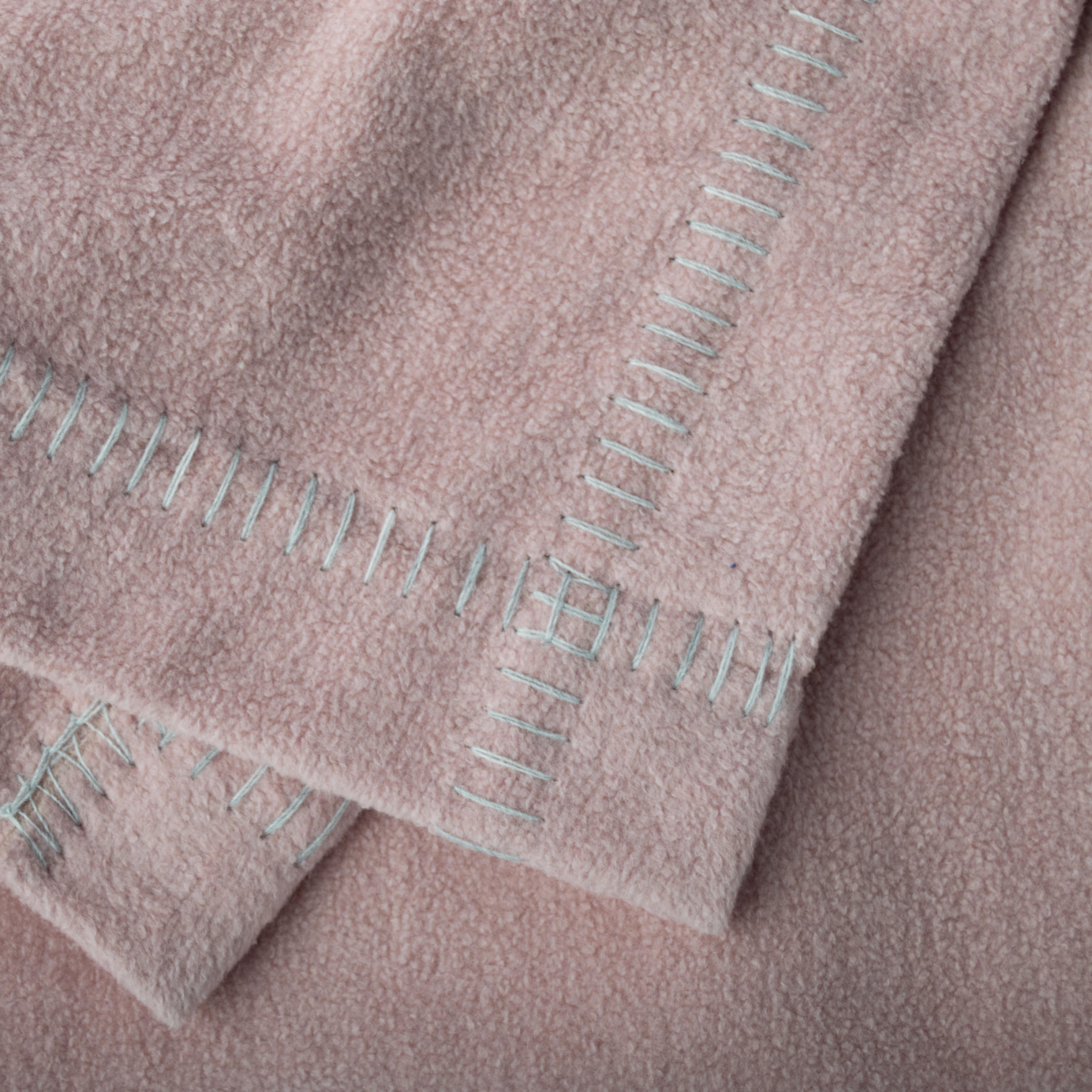 FLEECEDECKE Soft Greeny  - Altrosa/Rosa, KONVENTIONELL, Textil (140/190cm) - Zoeppritz
