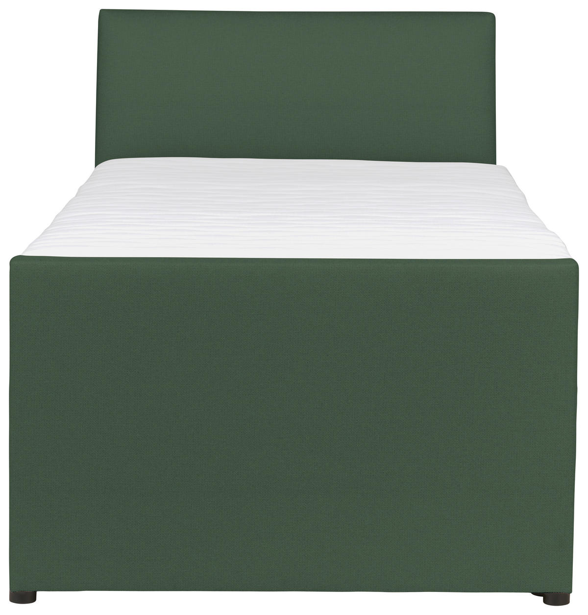 BOXSPRINGBETT 120/200 cm  in Grün  - Schwarz/Grün, MODERN, Holz/Textil (120/200cm) - MID.YOU