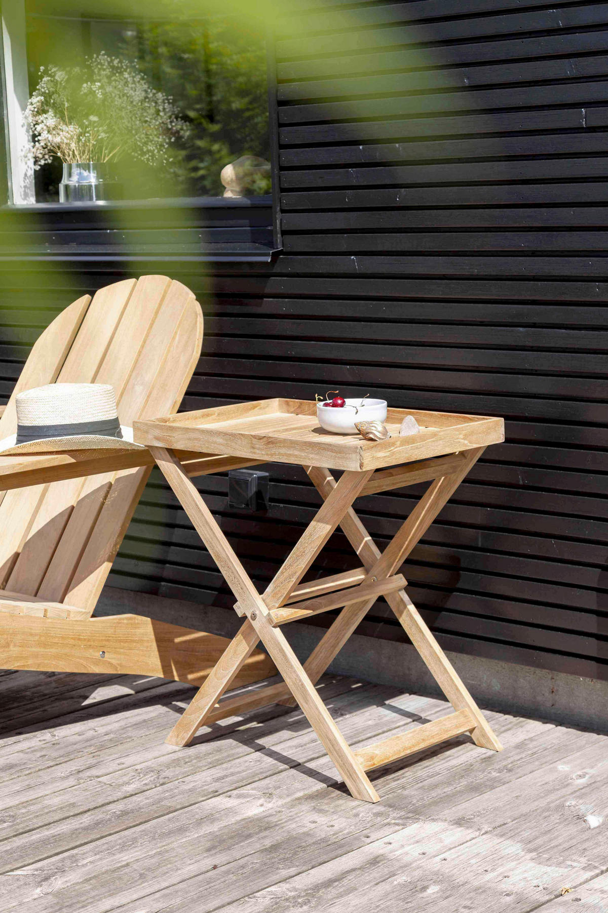 TABLETTTISCH 60/40/65 cm Teakholz vollmassiv Teakfarben  - Teakfarben, KONVENTIONELL, Holz (60/40/65cm) - MID.YOU