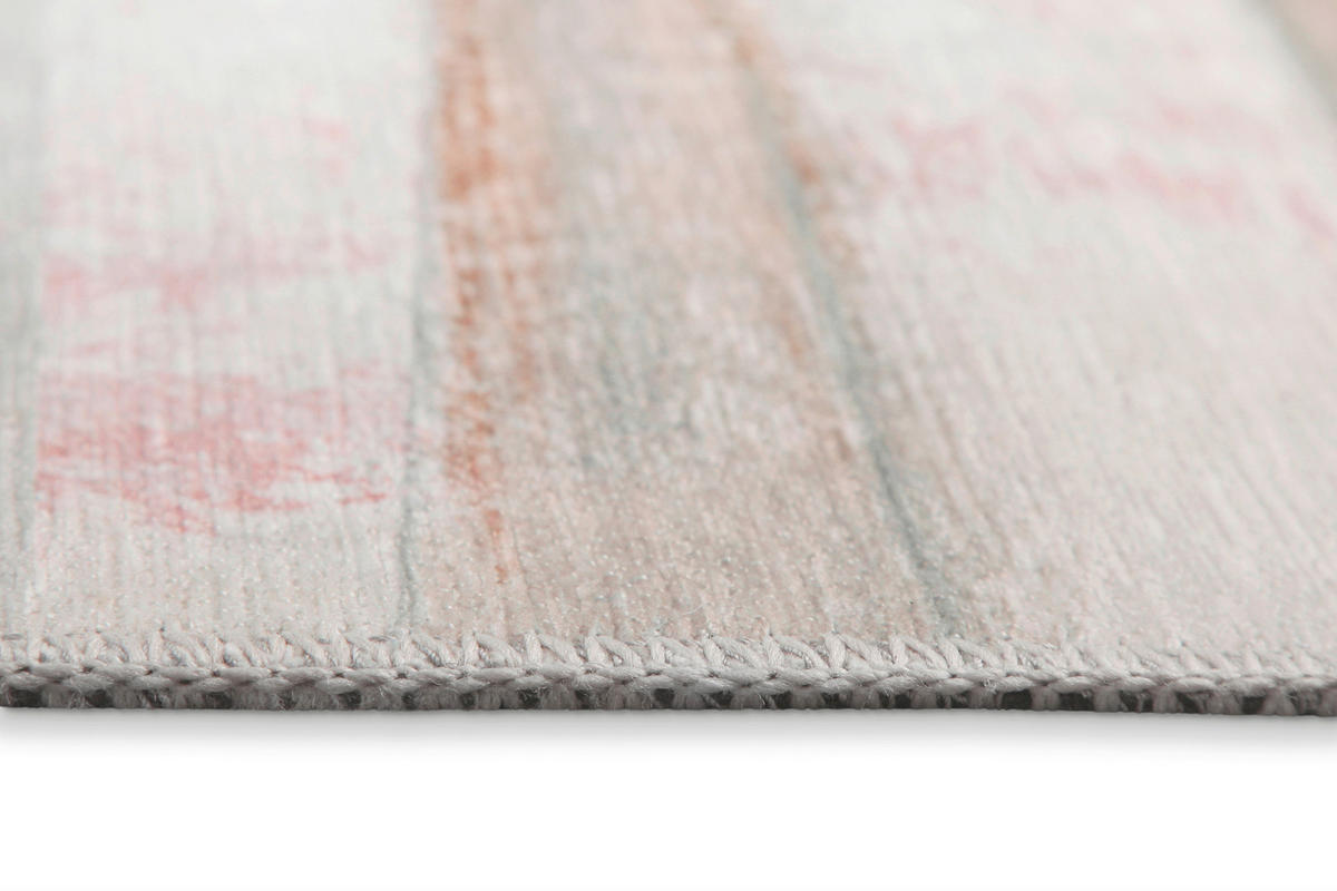 FLACHWEBETEPPICH  Wohnzimmer 160/230 cm Maui Grau, Altrosa, Greige rechteckig  - Greige/Altrosa, KONVENTIONELL, Textil (160/230cm) - Esprit