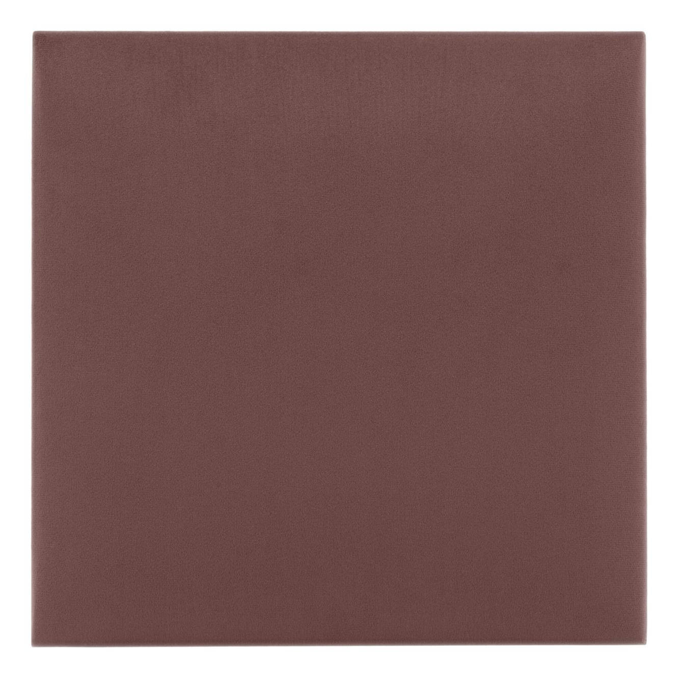 WANDPANEEL 40/40/2.5 cm  - Altrosa, Basics, Kunststoff/Textil (40/40/2.5cm)