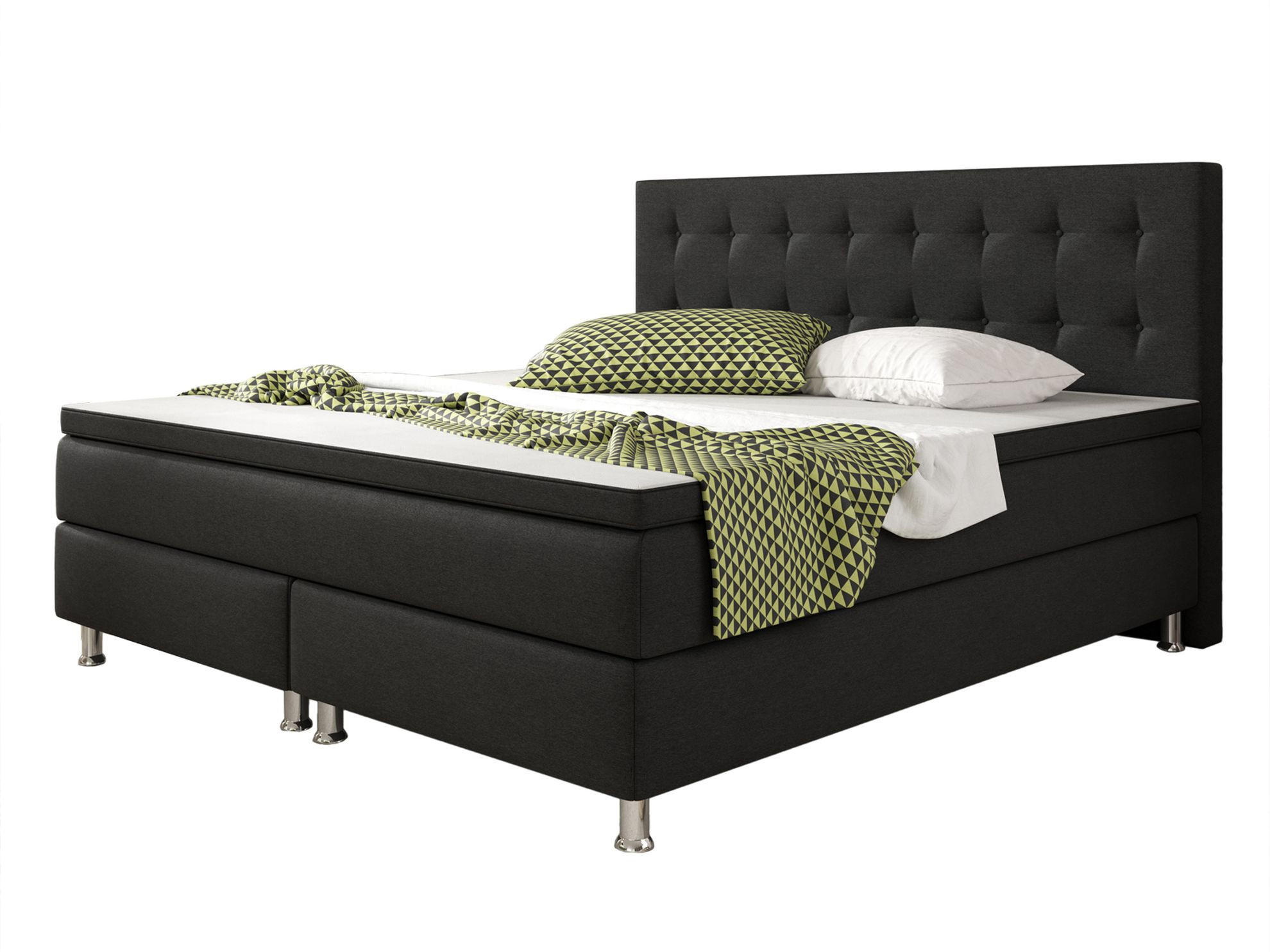 Boxspringbett mit Topper Kingsize 180x210 Köln