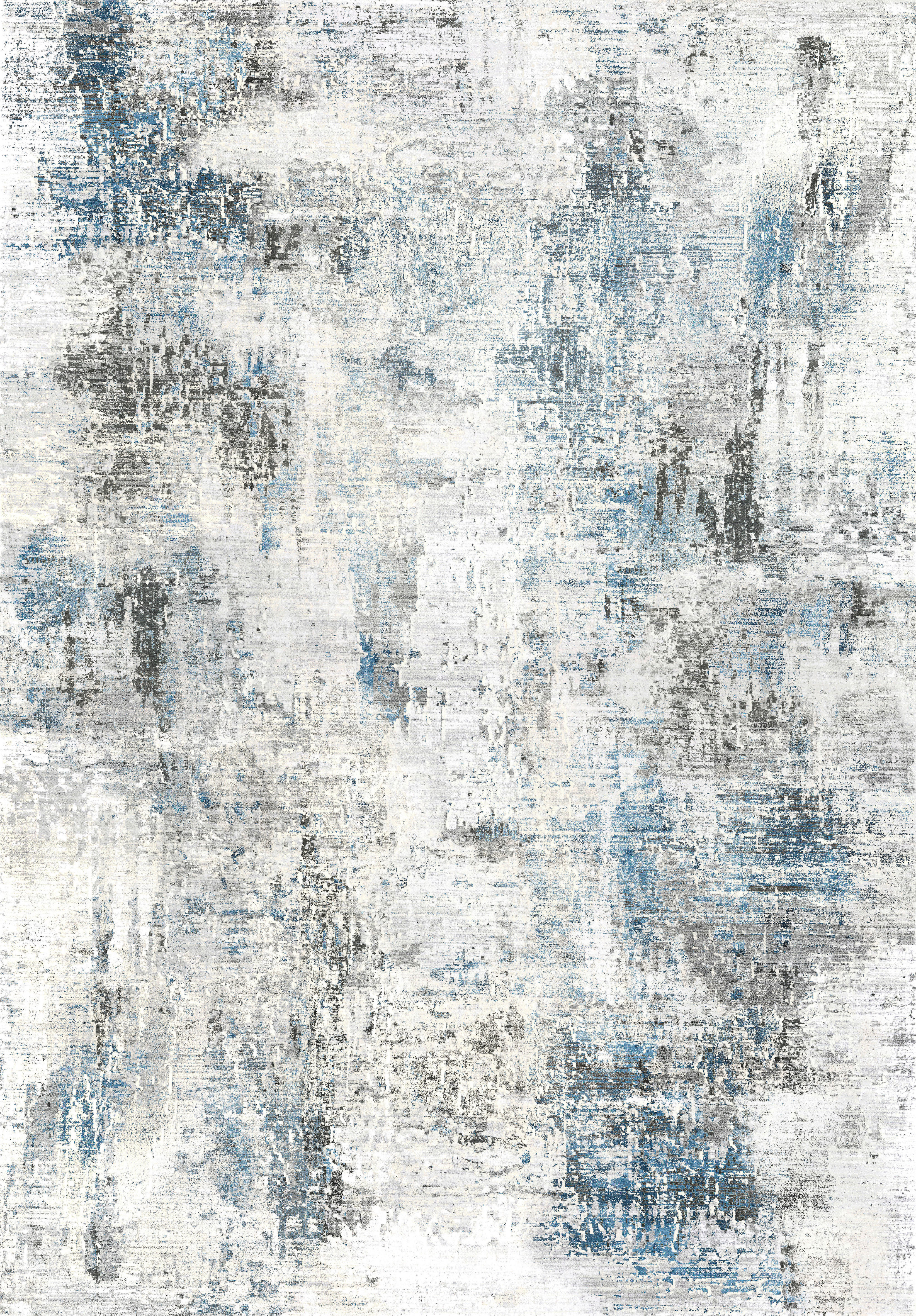 Novel VINTAGE KOBEREC, 120/180 cm, modrá, šedá - modrá,šedá - textil