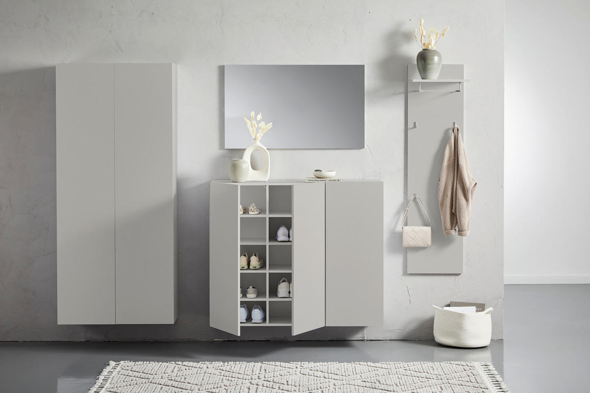 HÄNGESCHUHSCHRANK Kaschmir  - Kaschmir, Design, Holzwerkstoff (120/100/34cm) - Hom`in
