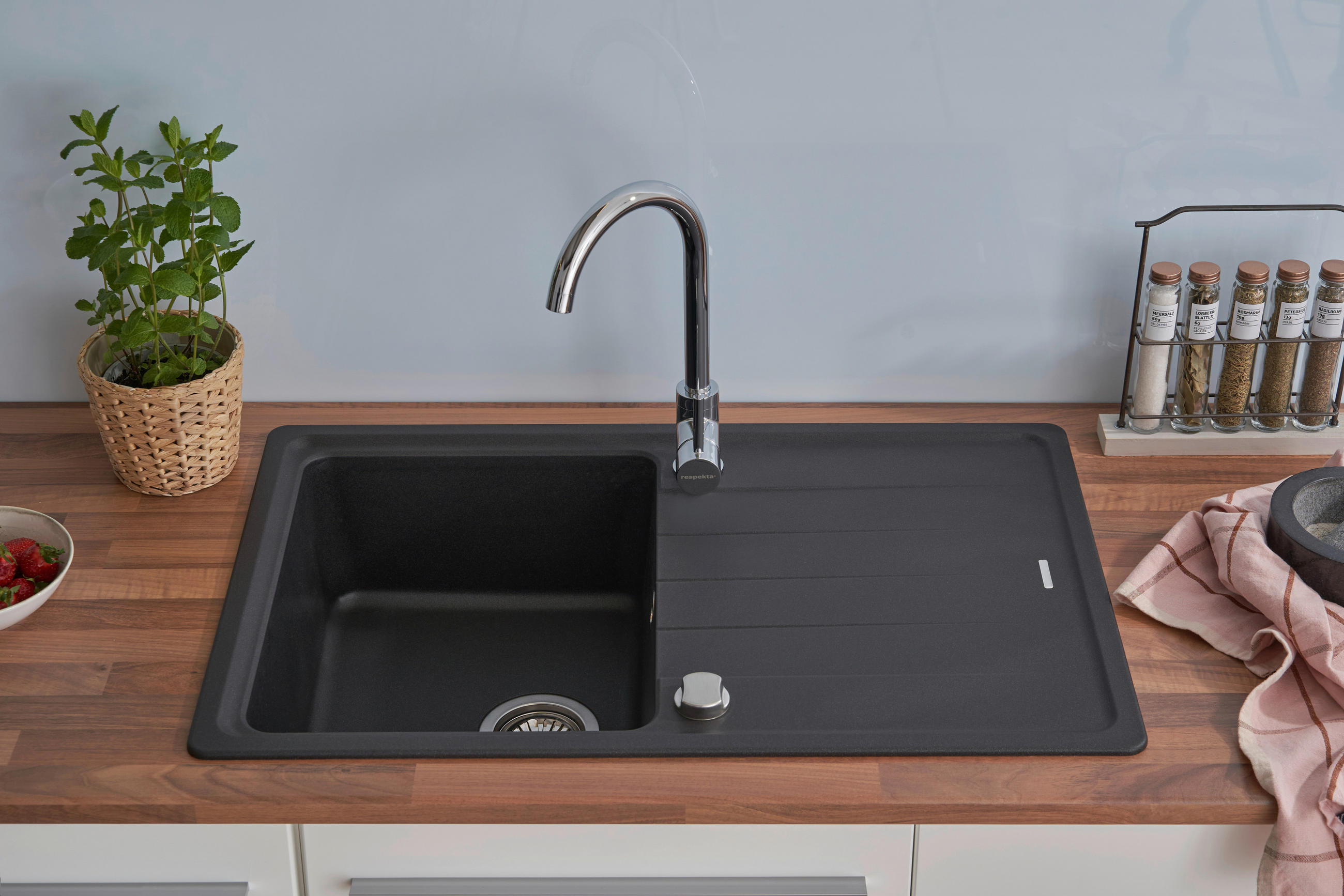 DISKHO 1725COLUMBIA78X50S  - svart, Trend, sten (78/18,5/50cm) - Respekta