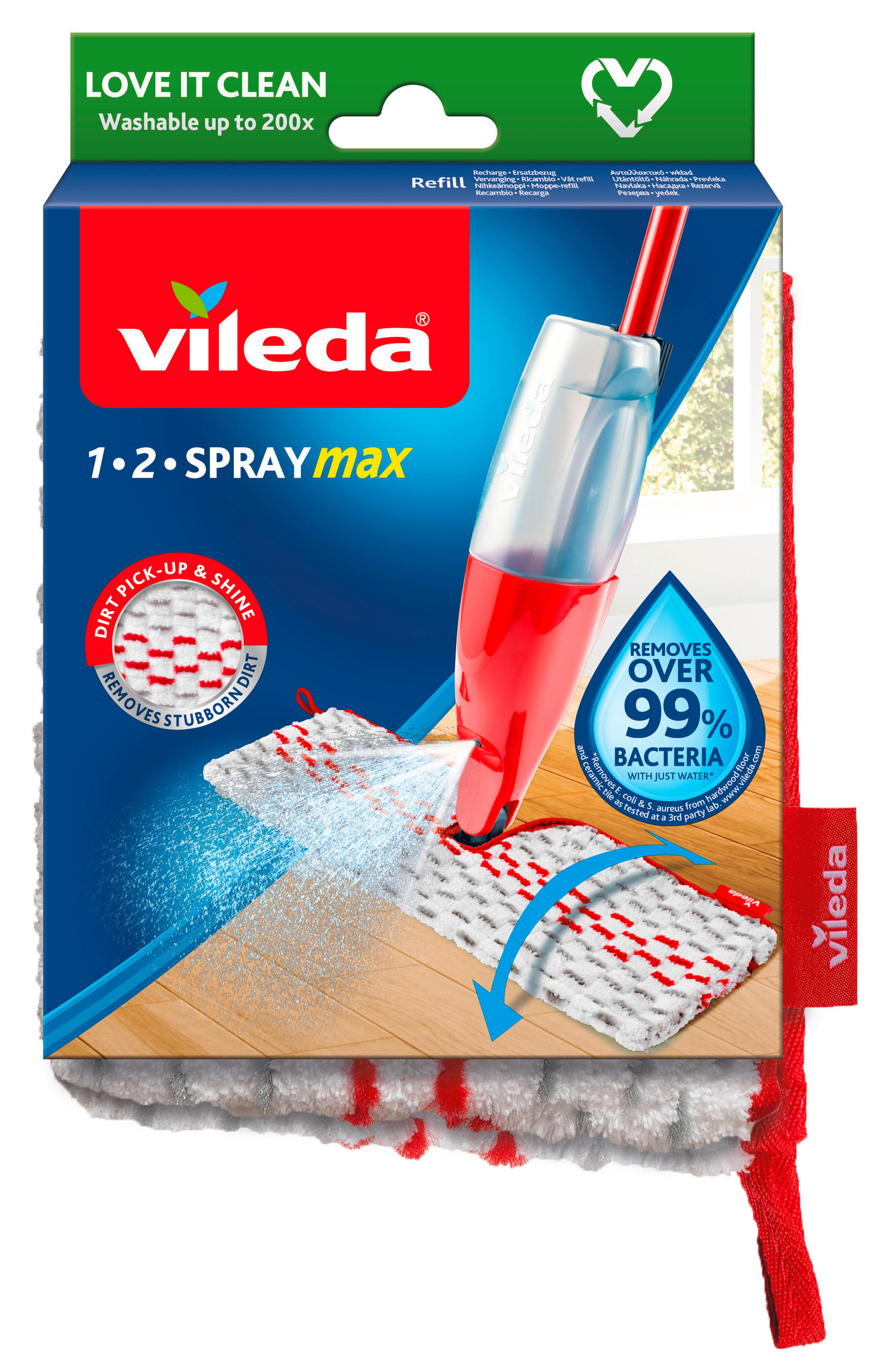 REZERVĂ MOP - multicolor, Basics, textil (0,12kg) - Vileda