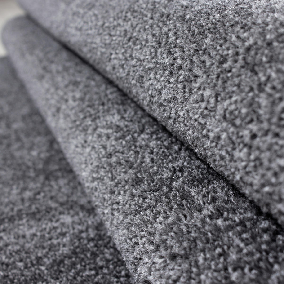 HOCHFLORTEPPICH 200/290 cm Ata grau Grau  - Grau, KONVENTIONELL, Textil (200/290cm) - Novel