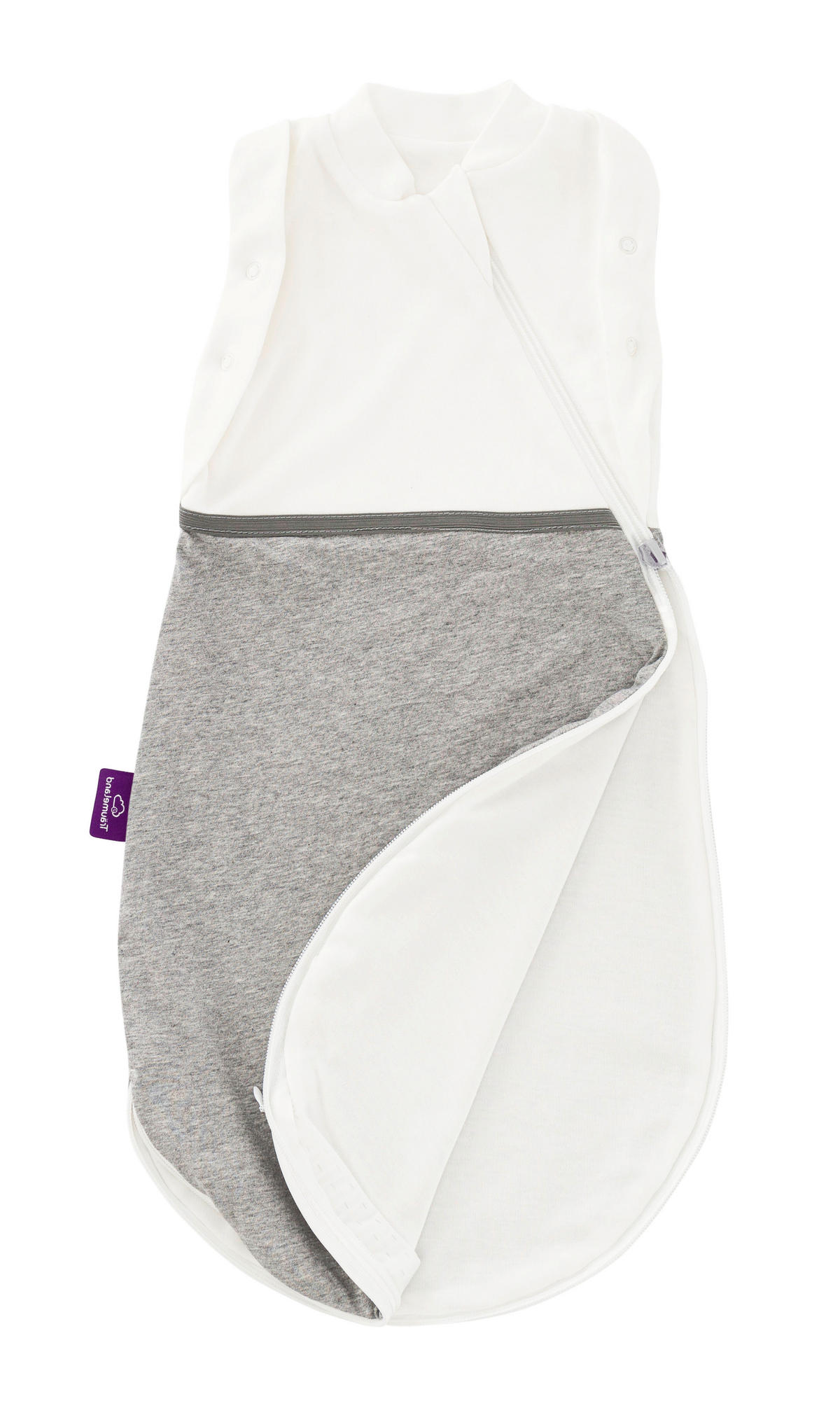 BABYSCHLAFSACK    50/56   - Weiß/Grau, Basics, Textil (50/56null) - Träumeland