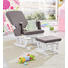 STILLSTUHL - Weiß/Grau, LIFESTYLE, Holz/Textil (73/56/101cm) - My Baby Lou STILLSTUHL - Weiß/Grau, LIFESTYLE, Holz/Textil (73/56/101cm) - My Baby Lou