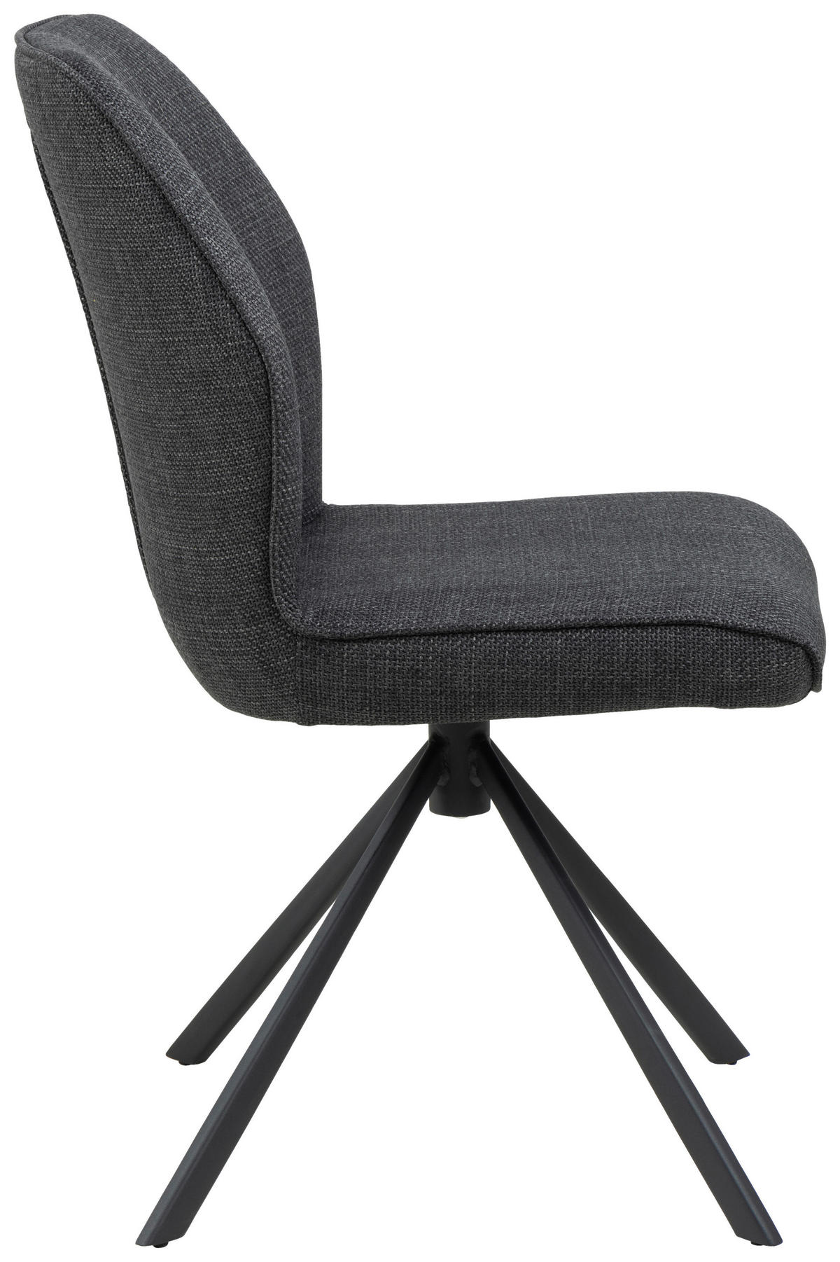 STOLICA  tamno siva  tekstil      - tamno siva/crna, Design, tekstil/metal (51/90/62cm) - MID.YOU