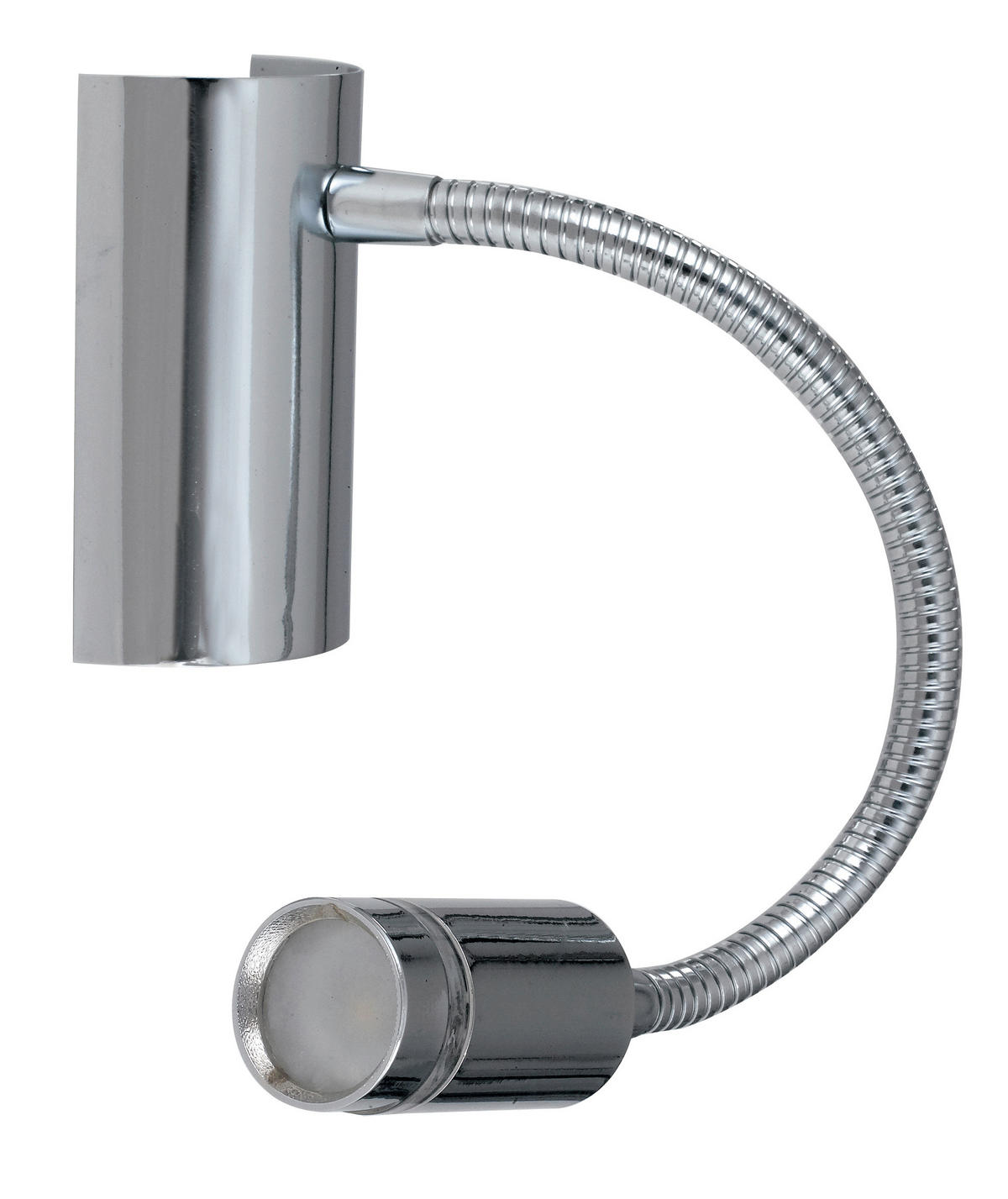 LED-WANDLEUCHTE 32/6/9 cm   - Chromfarben, Design, Metall (32/6/9cm)