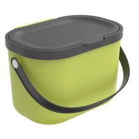 KBELÍK NA KOMPOST  3,2 l - zelená, Basics, plast (22,2/17,2/15cm) - Rotho