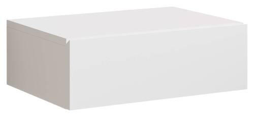 NACHTKÄSTCHEN 42/14/30 cm  in Weiß  - Weiß, MODERN, Holzwerkstoff (42/14/30cm) - Livetastic