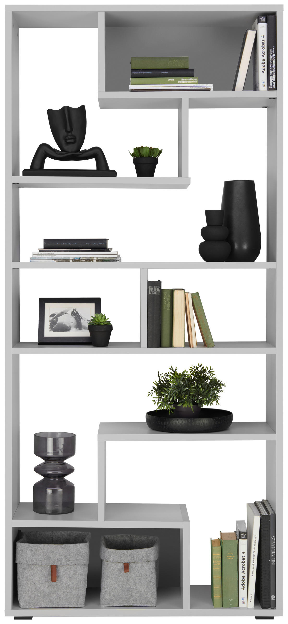 TÉRELVÁLASZTÓ szürke  - fekete/szürke, Modern, műanyag (92/202/30cm) - Hom`in