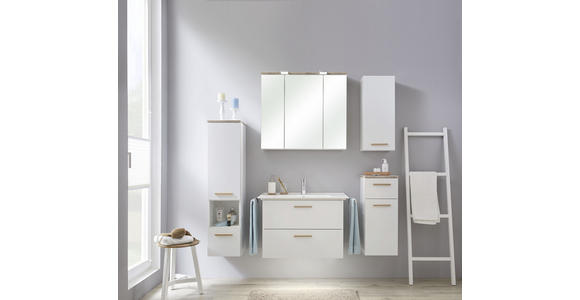 SPIEGELSCHRANK 80/70/20 cm - Weiß, KONVENTIONELL, Glas/Holzwerkstoff (80/70/20cm) - Xora