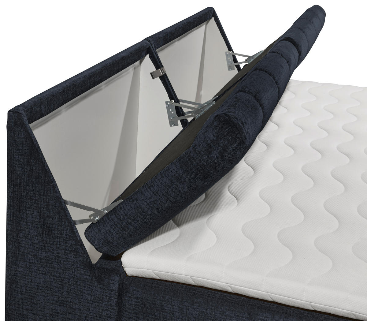 BOXSPRINGBETT 240/200 cm  in Schwarz  - Schwarz, MODERN, Holzwerkstoff/Kunststoff (240/200cm) - MID.YOU