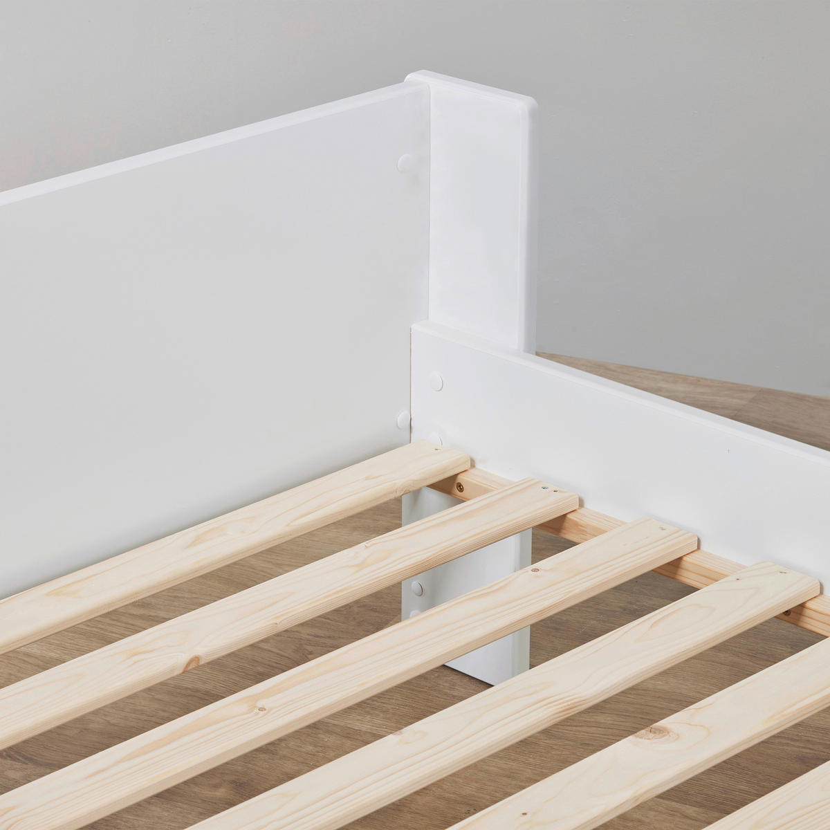 KINDER-/JUNIORBETT - Naturfarben/Weiß, MODERN, Holz/Holzwerkstoff (90/200cm) - MID.YOU