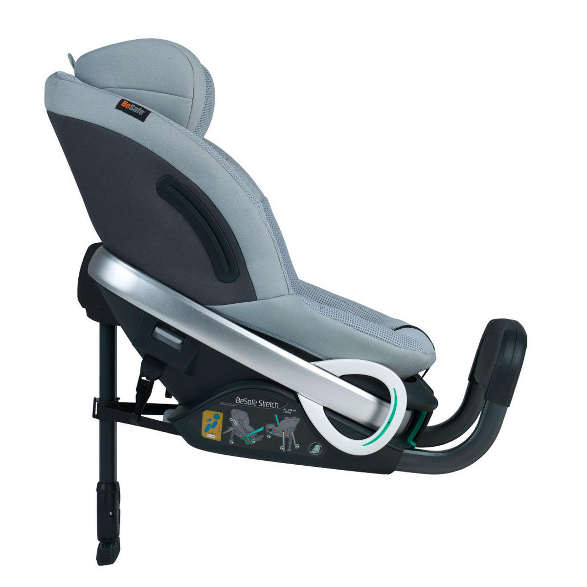 AUTO-SEDIŠTE ZA DECU  STRETCH  - crna, Osnovno, tekstil/plastika (10kg) - Besafe