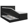 BOXSPRINGBETT 200/200 cm  in Schwarz  - Schwarz, Design, Holzwerkstoff/Kunststoff (200/200cm) - MID.YOU